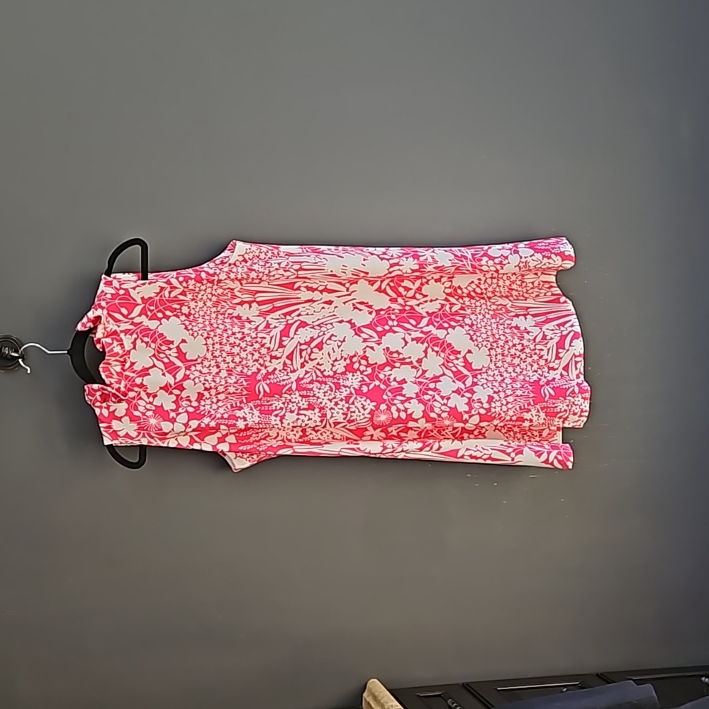 Tuckernuck a line pink and white floral dress